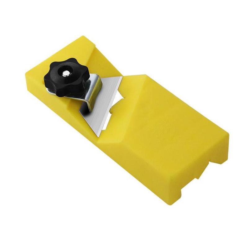 Manual Carpentry 45-Degree Bevel Gypsum Board Beveling Tool(Yellow)