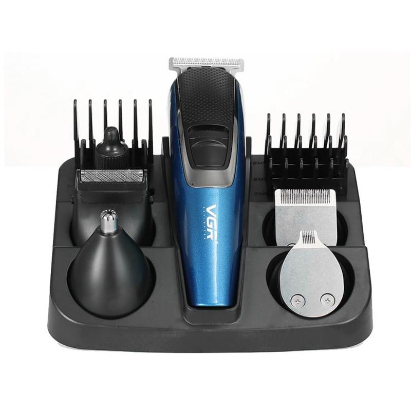 VGR V-172 10W Multifunctional USB Electric Hair Clipper(Blue)
