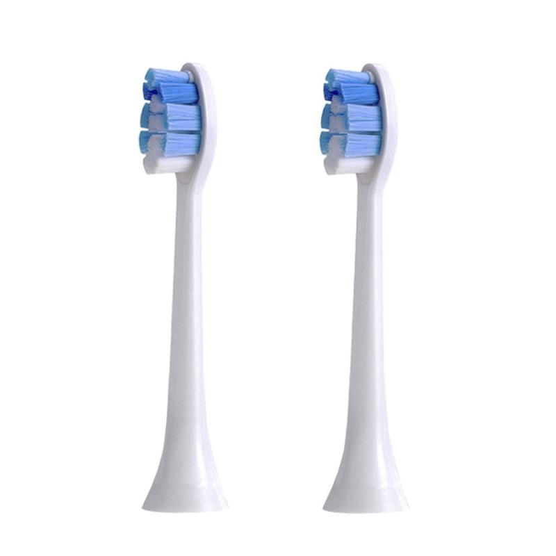 2 PCS Electric Toothbrush Head for Ulike UB602 UB603 UB601,Style: Bright White Type White