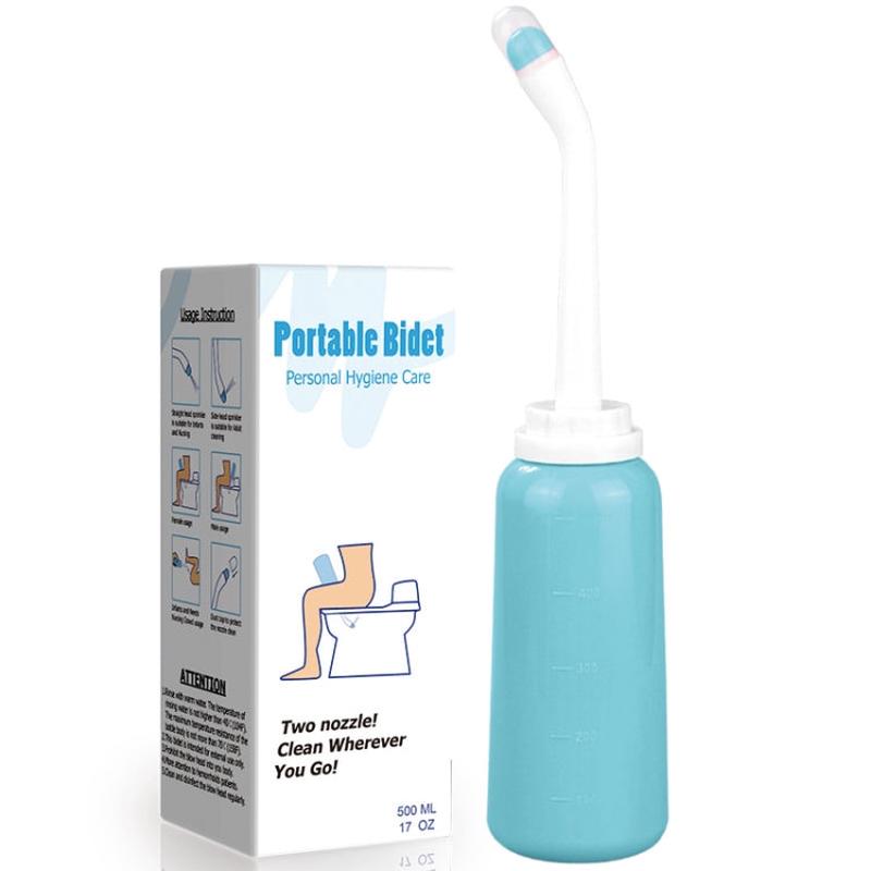 500ml Portable Travel Bidet Bodily Peri Wash Bottle For Postpartum Care(Green)