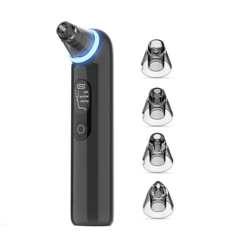 Electric Beauty Instrument Face Pore Remover Blackhead Acne Cleaner(Black)