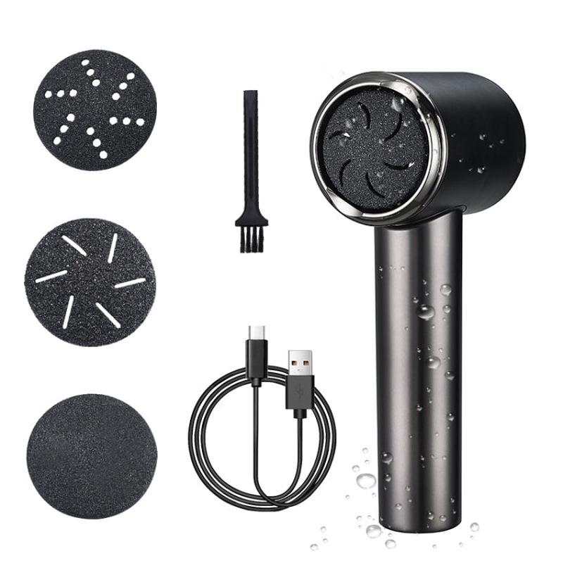 Electric Callus Remover with Vacuum Absorption 2 Speeds Adjustable Waterproof Foot Care Tool(Black)