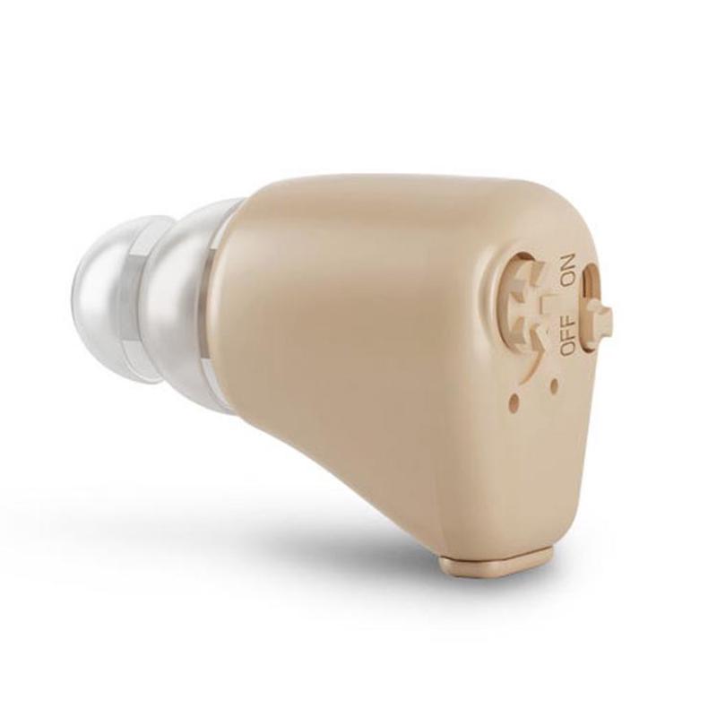 Rechargeable Mini Invisible Hearing Aid Deaf Elderly Ear Care Amplifier(Skin Color Single)
