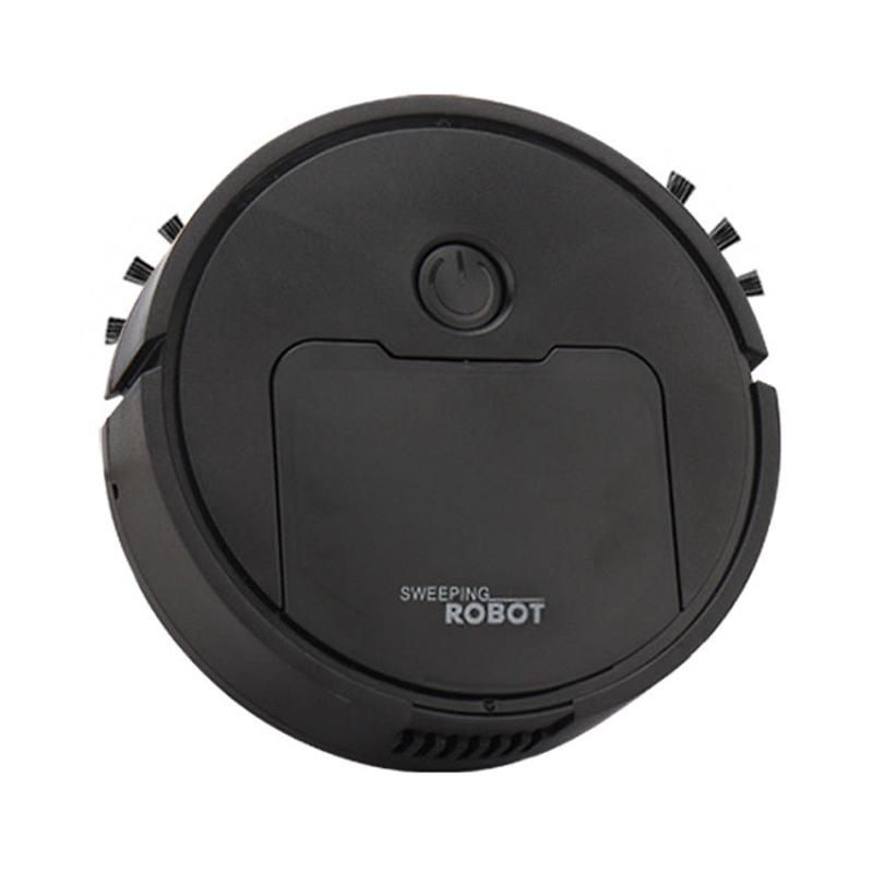 3 in 1 Mini Vacuum Cleaner Intelligent Sweeping Robot(Black)