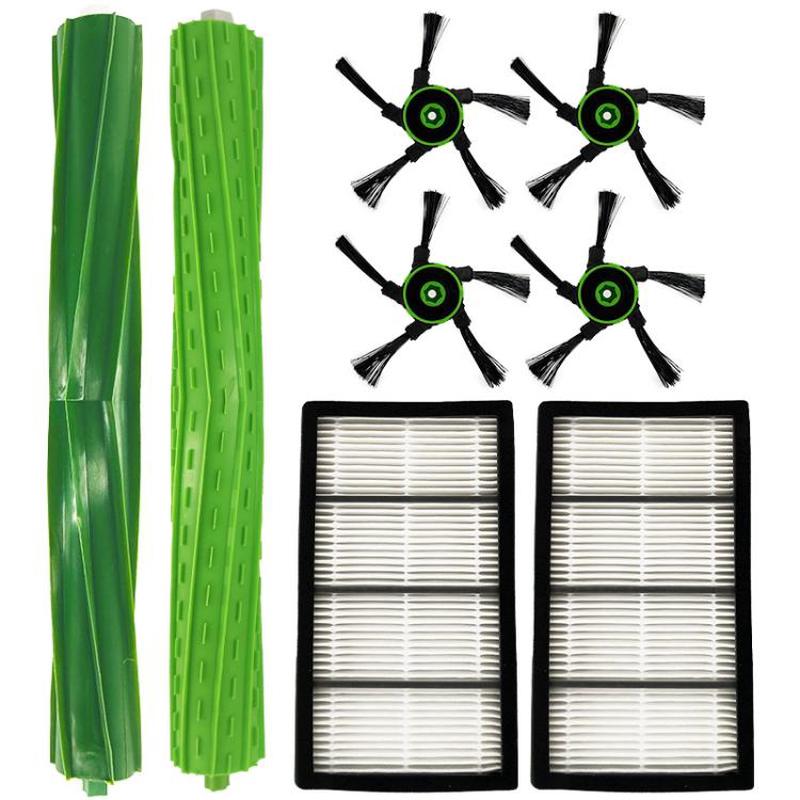 For iRobot Roomba S9 S9+ Vacuum Cleaner Main Brush Side Brush Filter Kit Set 1