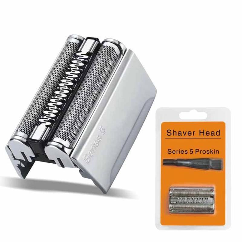 Replacement Shaver Head For Braun Series 5 Shavers 5020S / 5030S / 5145S / 5147S (52S Silver)