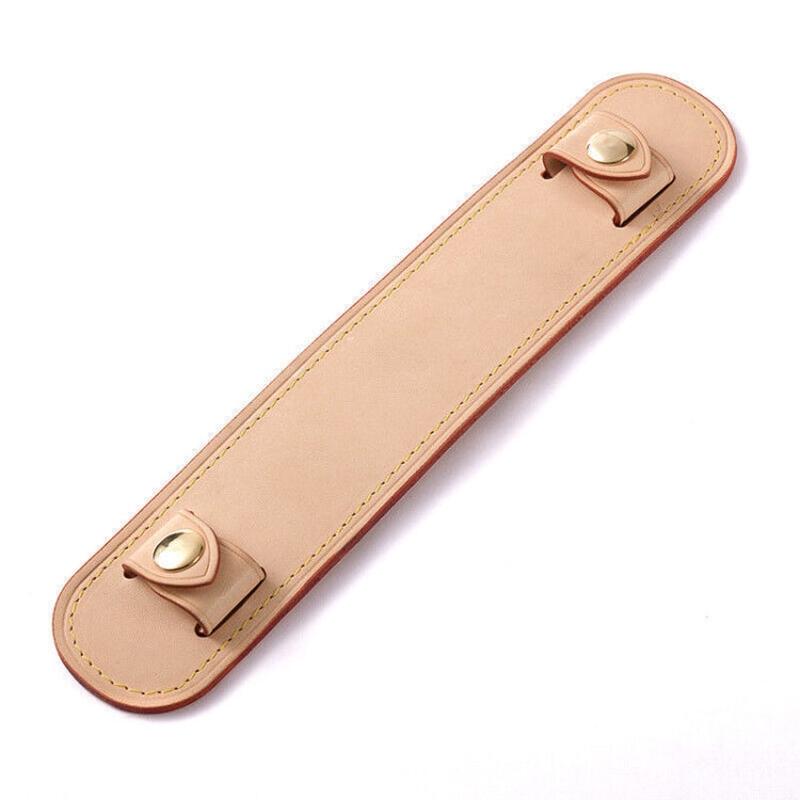 Simple Detachable Bag Anti Strangulation Leather Handle Accessory(Khaki)