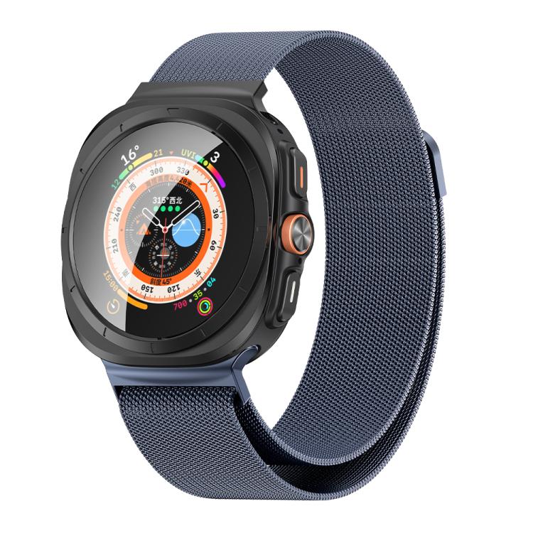 For Samsung Galaxy Watch Ultra 47mm / Ultra 2025 Kalebol Milanese Stainless Steel Watch Band(Space Grey)