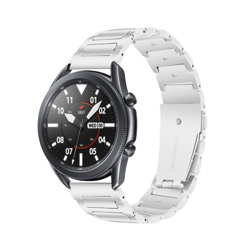 Kalebol 22mm Tooling Metal Zinc Alloy Watch Band(Silver)