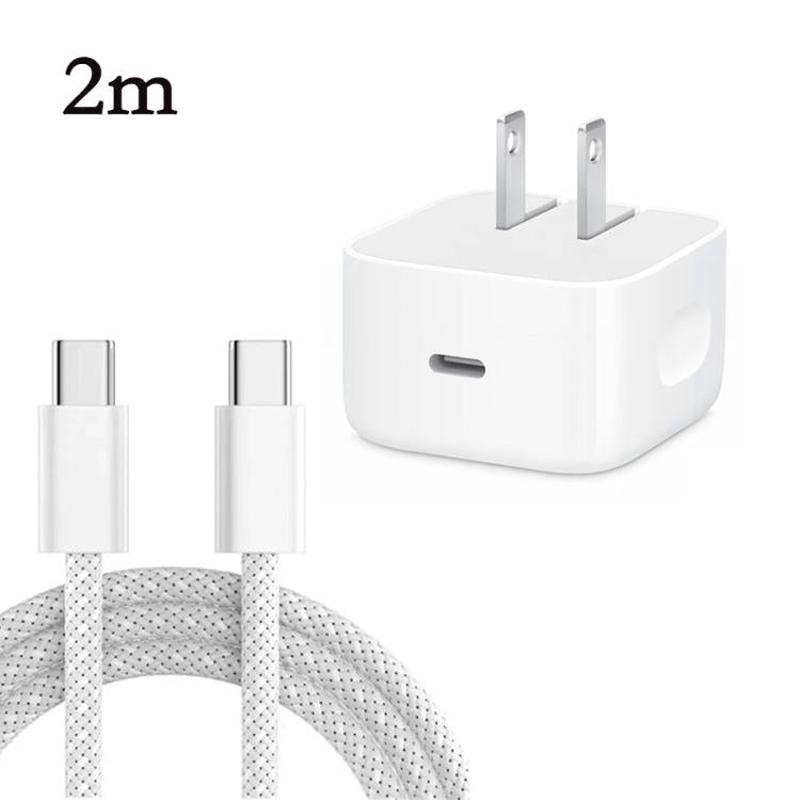 A3365 PD40W USB-C / Type-C Interface Foldable Charger with 2m Type-C to Type-C Data Cable, US Plug