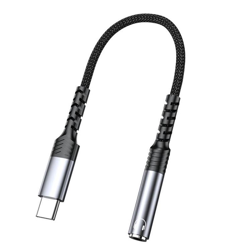 Type-C to 3.5mm Audio Adapter Cable(Grey)