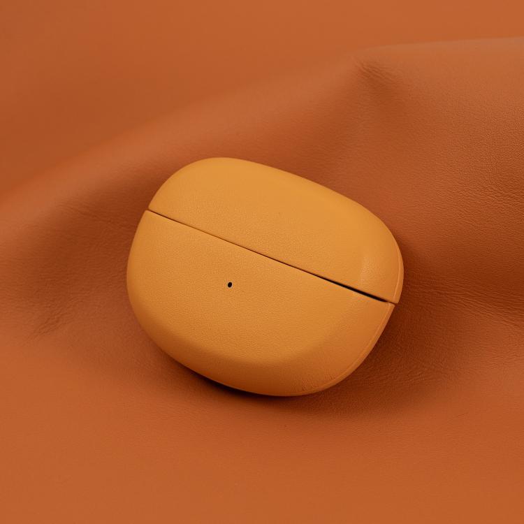 For Bose Ultra Grained Genuine Leather Bluetooth Headset Protective Case(Flower Ginger Grass)