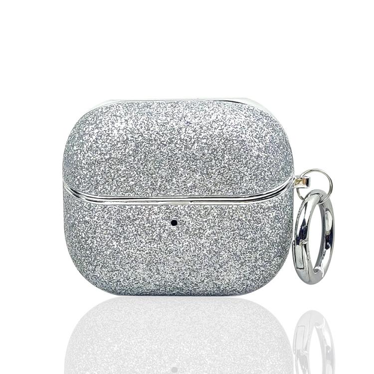 For Samsung Galaxy Buds 3 / 3 Pro Electroplating Glitter Powder Wireless Earphone Protective Case(Silver)