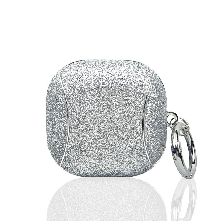 For Samsung Galaxy Buds2 Pro Electroplating Glitter Powder Wireless Earphone Protective Case(Silver)