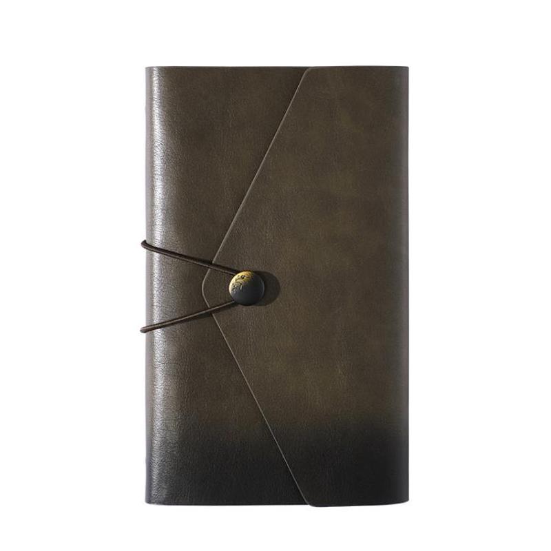 A6 Traveler Notebook Refillable Journal Vintage PU Leather 160 Pages Pocket Diary For Bullet Journaling & Travel(Coffee)