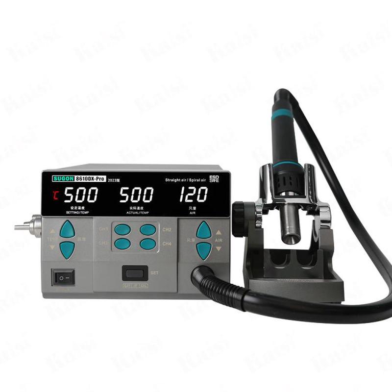 SUGON 8610DX-Pro 1000W Digital Display Hot Air Welding Station Cell Phone Repair Welding US Plug