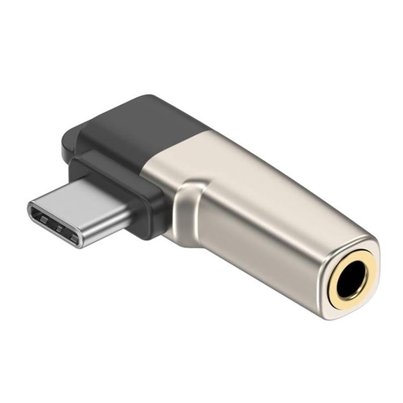 USB-C / Type-C to 3.5mm Mini Audio Adapter Converter(Light Gold)