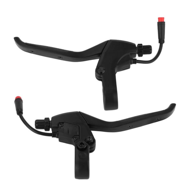 For KUGOO M5 AIMITE 1pair Electric Scooter Brake Handle Waterproof Head Left and Right Non-slip Brake Handle(Black)