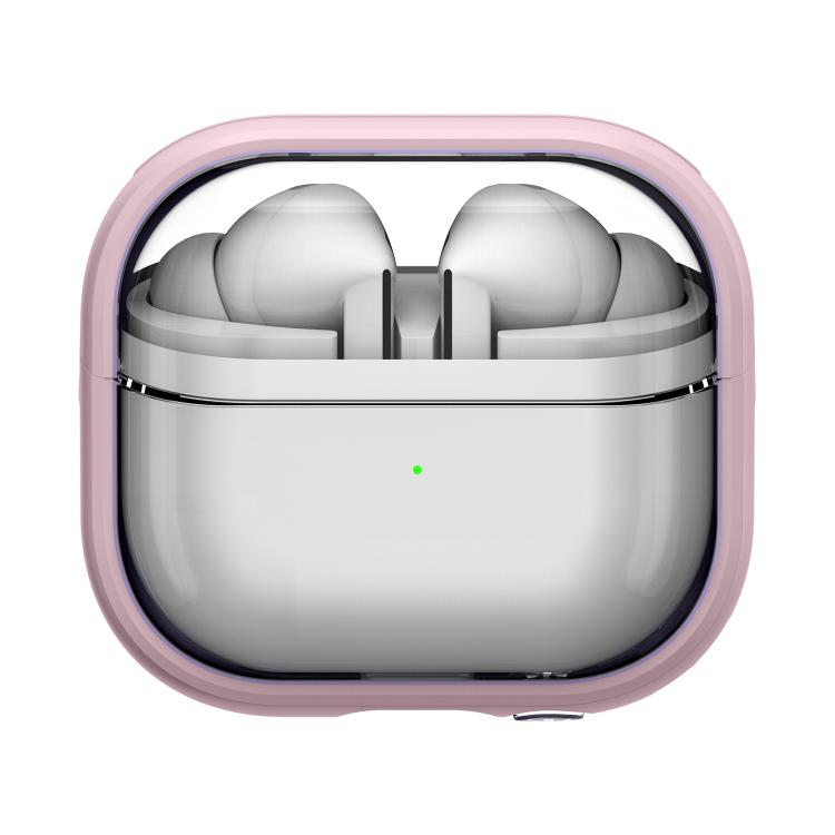 For Samsung Galaxy Buds 3 / 3 Pro TPU Hybrid PC Case with Holder(Pink)