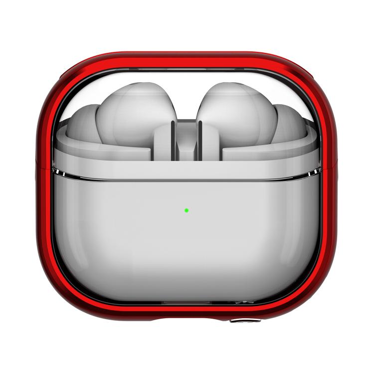 For Samsung Galaxy Buds 3 / 3 Pro TPU Hybrid PC Case with Holder(Red)