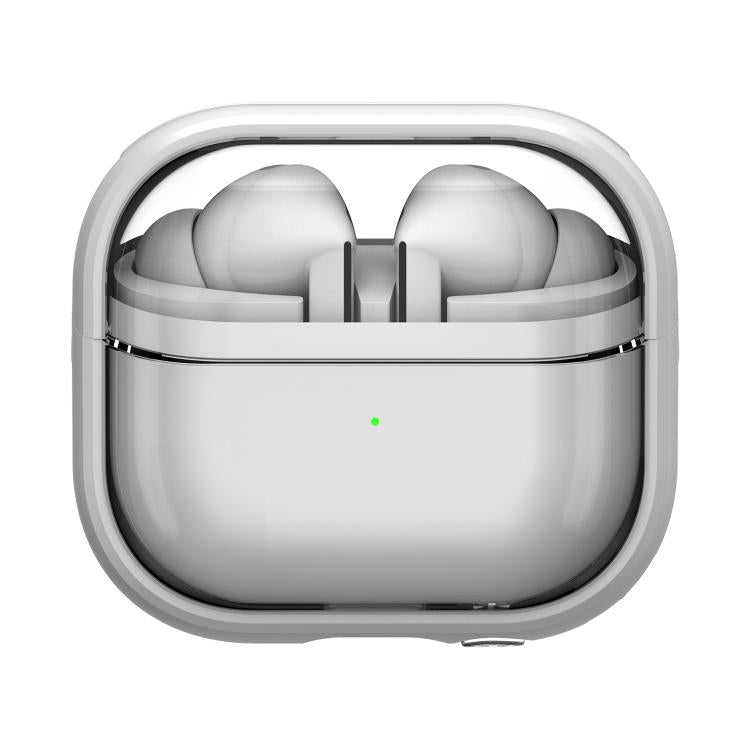 For Samsung Galaxy Buds 3 / 3 Pro TPU Hybrid PC Case with Holder(Tansparent)