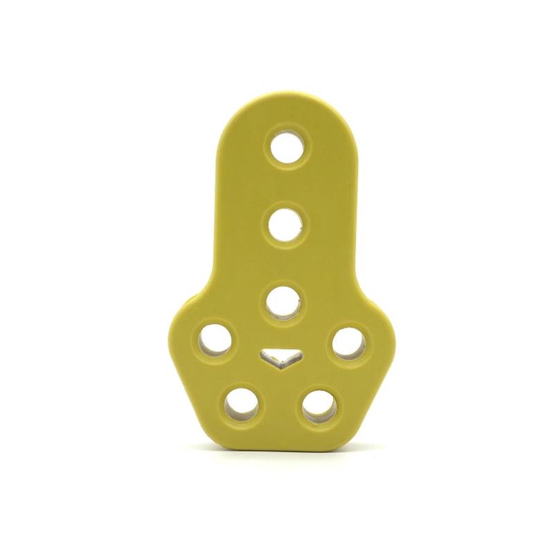 XH-6282 7 Holes Car Exhaust Hanger Bushing Muffler Rubber Insulator Mount Bracket(Yellow)