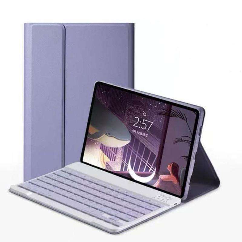 For Huawei MediaPad M6 10.8 Split Design Bluetooth Keyboard Case with Magnetic Attachment(?LavenderPurple)