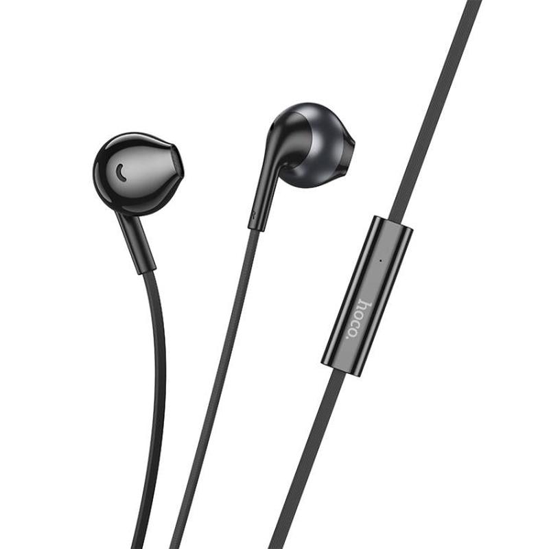 hoco M115 Type-C Sagacious Universal Earphones with Microphone(Black)