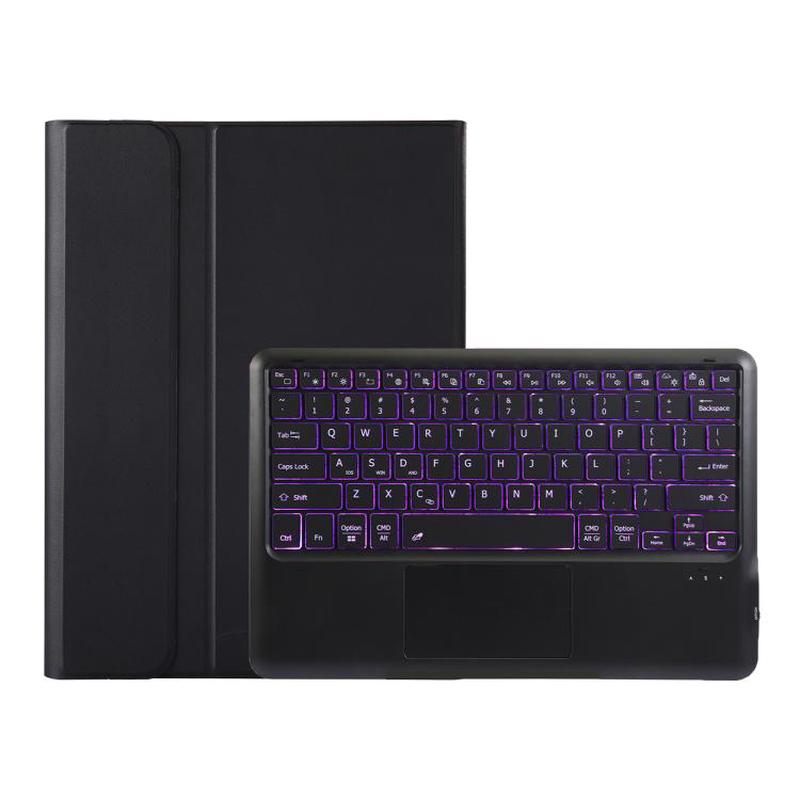 For Honor MagicPad 3 13.3 inch Ultra-thin Detachable Backlight Bluetooth Keyboard Leather Tablet Case with Touchpad(Black)