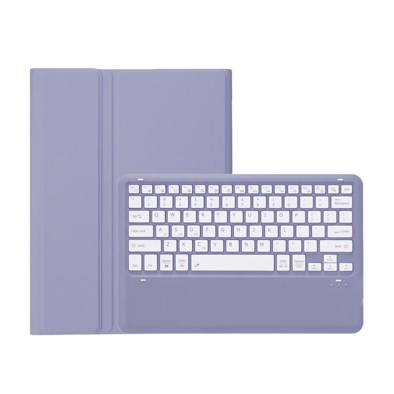 For Honor MagicPad 3 13.3 inch Ultra-thin Detachable Bluetooth Keyboard Leather Tablet Case(Lavender White)