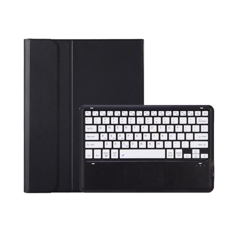 For Honor Pad GT2 Pro 12.5 inch Ultra-thin Detachable Bluetooth Keyboard Leather Tablet Case(Black White)