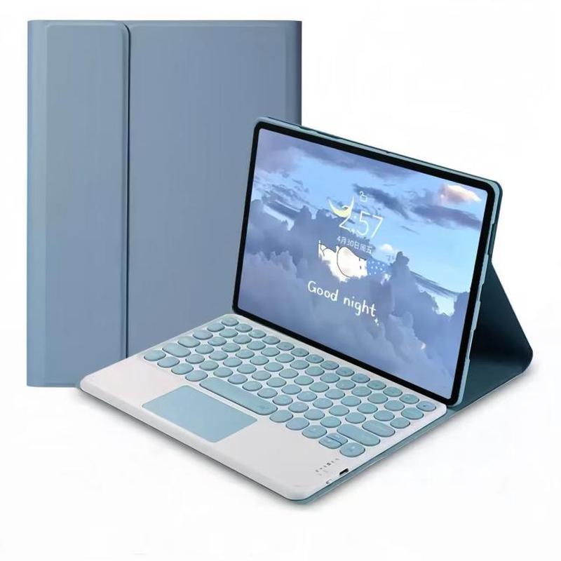 For Lenovo xiaoxin pad GT 11.1 202511.1 ?Round Touch Keyboard Case for Tablet(?Dusty Blue?)