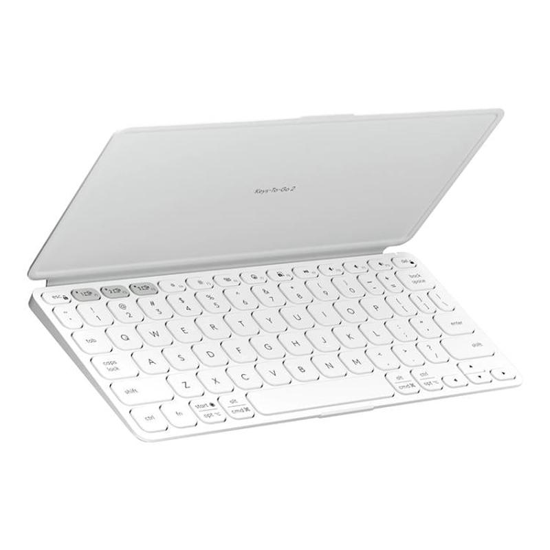 Logitech Keys To Go2 Tablet Wireless Bluetooth Keyboard with Protective Cover(White)