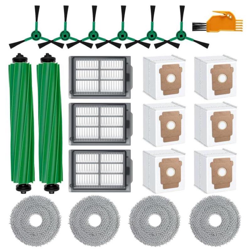 22 In 1 Replacement Parts Kit For iRobot Roomba Plus 505/405 Combo Includes Roll Brush, Filter, Dust Bag, Mop, Side Brush