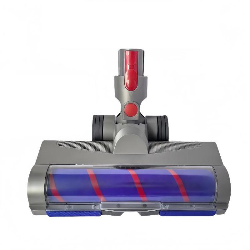 Soft Roller Floor Brush Head For Dyson V7 V8 V10 V11 V15 Vacuum with Wide-Angle Green LED Light for Dust Revealing
