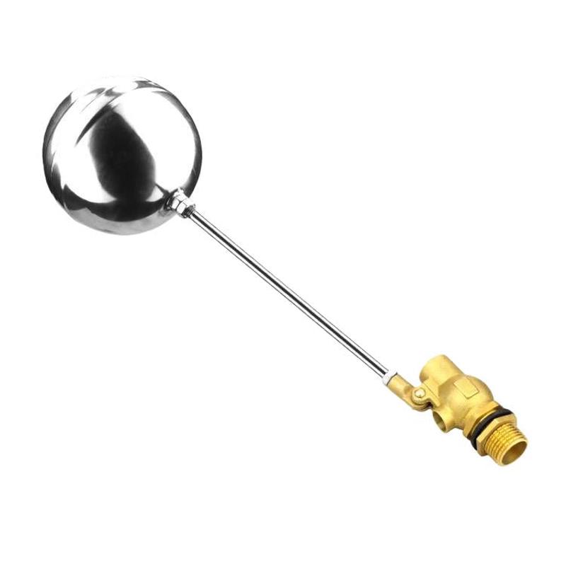 1/2 Inch/20mm Stainless Steel Float Valve for Water Heaters, Rice Steamers, Water Tanks, Thread Length: 2cm+201 Ball