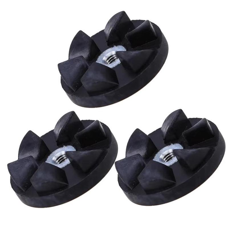 3pcs Black Rubber Gear For Nutribullet 600W 900W Blender Juicer Replacement Parts