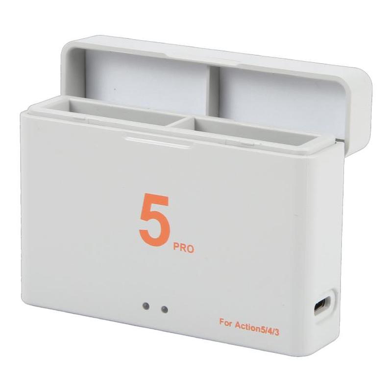CH-ACTION5-02 For DJI OSMO Action 5 Pro Dual Batteries Charging Box Fast Charge Hub