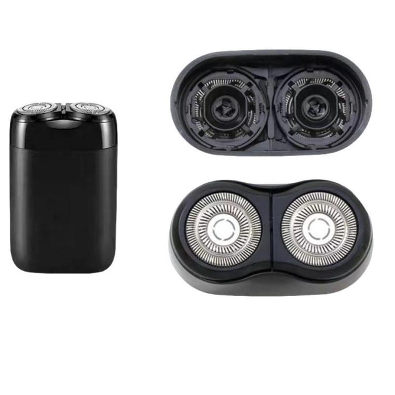 For Xiaomi Mi Electric Shaver S100/MSX201 Replacement Blades Shaver Heads(Black)