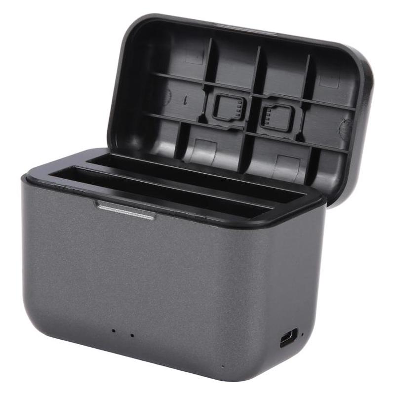 JH-X5-02 For Insta360 X5 Dual Batteries Charging Box Fast Charge Hub