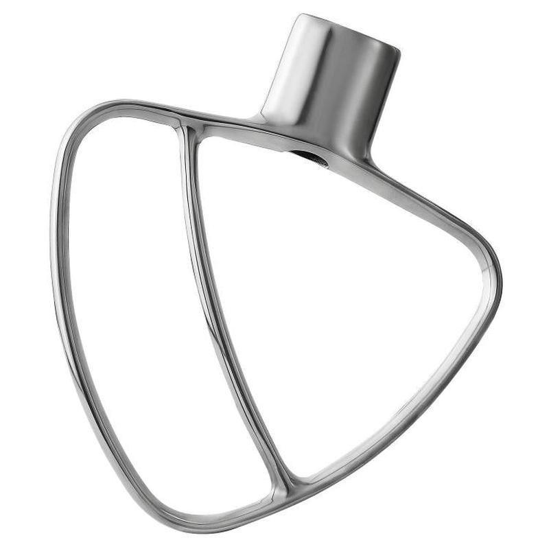 Stainless Steel Flat Beater For KitchenAid 4.5 & 5 QT Mixers - No Coating Chip-Resistant Attachment