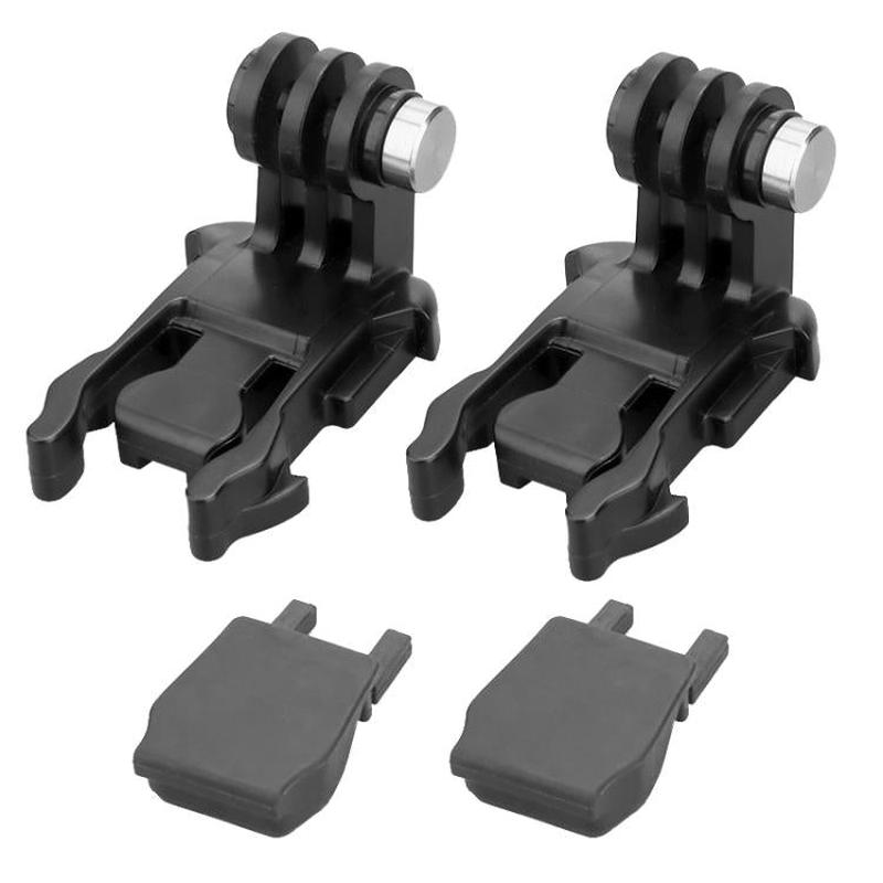 2sets Sports Camera Quick Release L-Shape Base Quick Release Plug Mount Quick Release Locking Activity Base, Spec: Heightened+Anti-drop Plug
