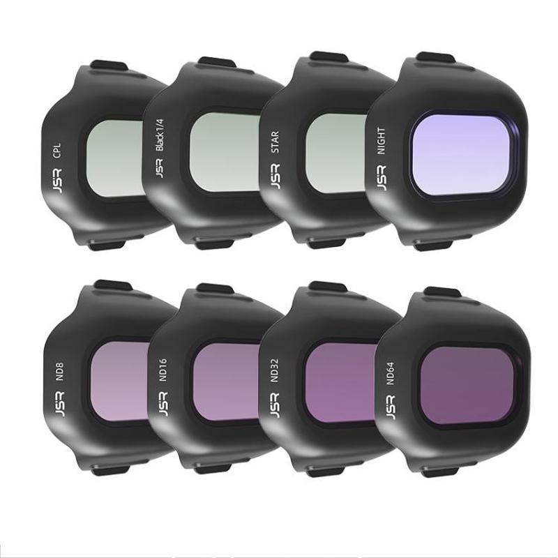 For DJI Mini 5 Pro JSR CB Series Clip-on Drone Camera Lens Filter, Filter:8 in 1 Mixed Filter
