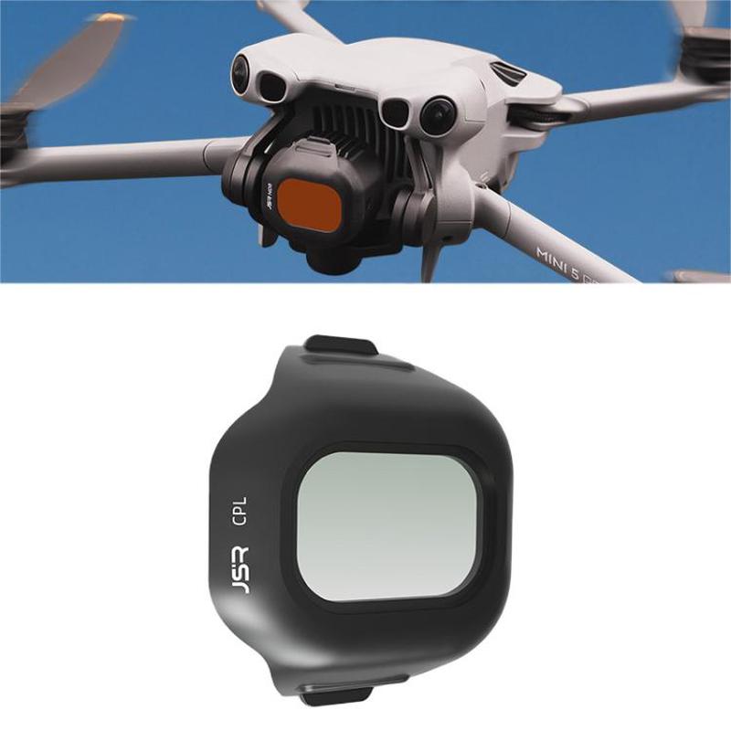 For DJI Mini 5 Pro JSR CB Series Clip-on Drone Camera Lens Filter, Filter:CPL
