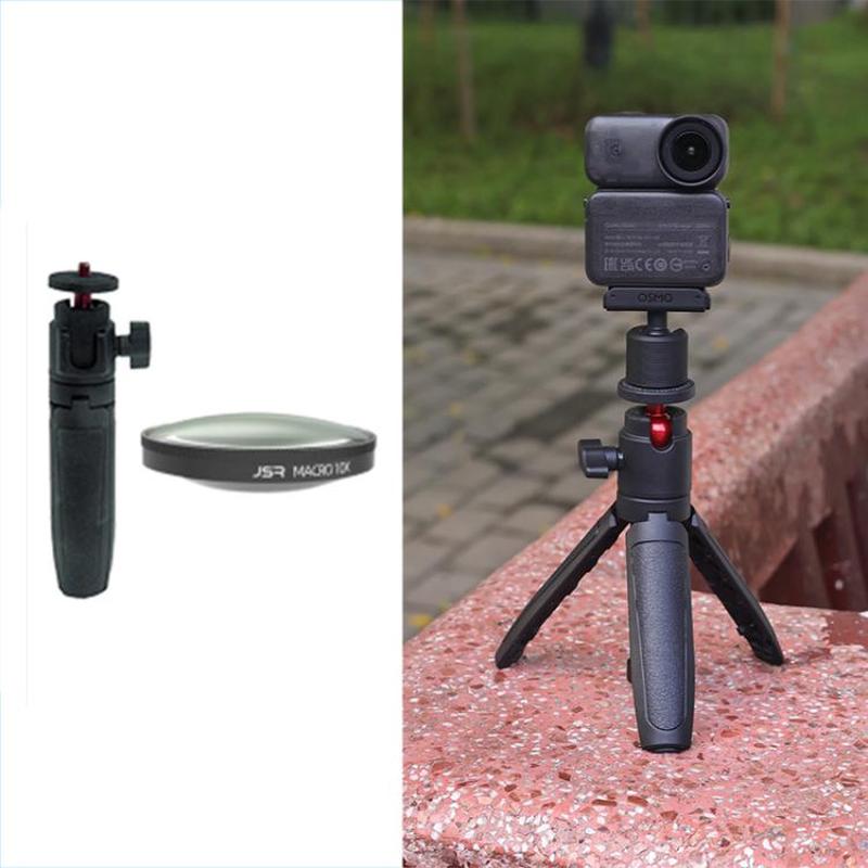 For DJI Osmo Nano 10X Macro Lens Filter Macro + Mini Tripod