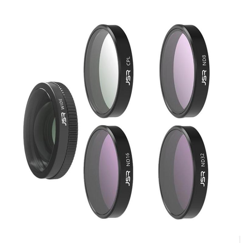 For DJI Osmo Nano JSR Lens Filter, Filter:5 in 1 Wide CPL ND8/16/32