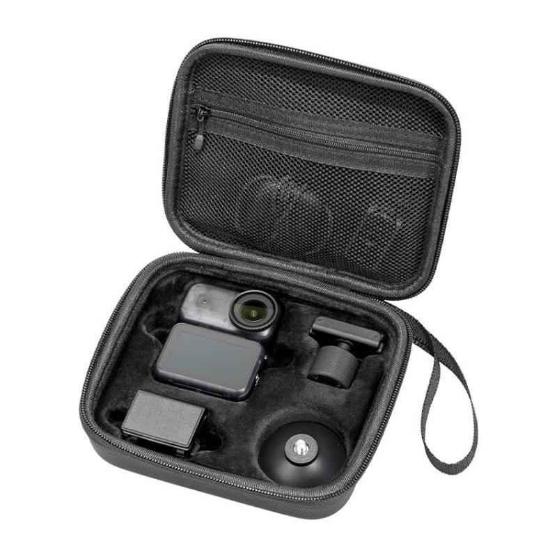 For DJI Osmo Nano Portable Carrying Box Mini Combo PU Bag (Black)