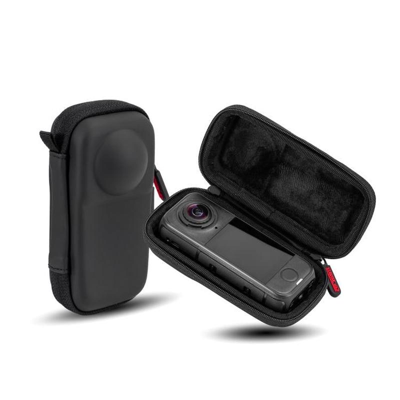 For Insta360 X4 Air STARTRC Camera PU Carry Storage Bag (Black)