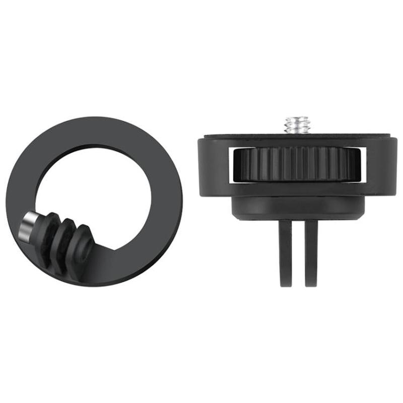 Magnetic Ring Base Mount with 1/4 inch Adapter (Black)