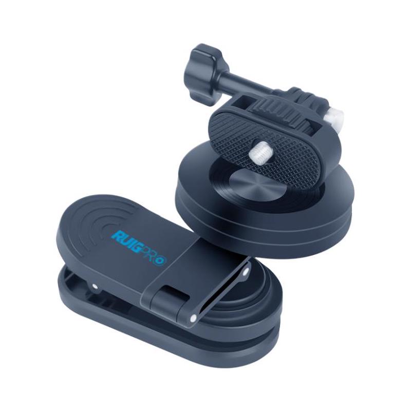 RUIGPRO Magnetic Backpack Clip Mount for Phone & Camera, Type:Clip + Base + Adapter